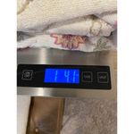 Erika Vintage  Cottagecore Floral Embroidered Beaded Knit Vest Cream Medium Photo 6