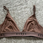 Nude Bonds Original Wireless Bralette sz XS Tan Photo 0