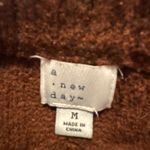 A New Day Cable Knit Sweater in Warm Brown Photo 2