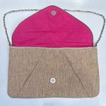 Chico's Vintage  Jerri Clutch Embroidered Tan Bag NWOT Photo 2