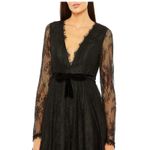 Mac Duggal  49794 Black Lace Babydoll Mini Dress - Size 2 Photo 1