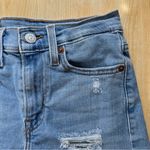 Levi's Levi’s Distressed High Rise Denim Shorts in Sapphire Dust - Size 24, Medium Wash Photo 3