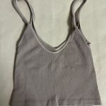 Free People ⭐  Intimately Ribbed Seam Brami – Gray – Size M/L ⭐ Photo 2