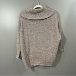 Chico's Chico’s size 2 tan cowl neck dolman sleeve sweater 3/4 length sleeve Photo 2