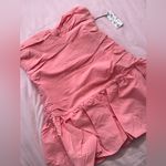 Forever 21  x Betsy Johnson Pink Rose Strapless Bubble Skirt Dress Photo 3