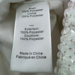 Likely  Women's US 8 White Floral Sequin Reese Dress Mini Bodycon Sleeveless Photo 13