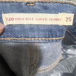 Levi's Women's 720 High Rise Super Skinny Jeans Blue Standard Size 25 Photo 6