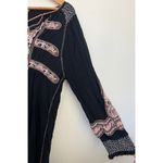 Free People Wind Willow Embroidered Peasant Boho Mini Tunic Dress Women’s SZ XS Photo 2