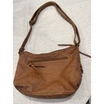 Stone Mountain USA Brown Leather Shoulder Bag Hobo Purse Multiple Pockets bag Photo 3