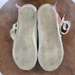 Aeropostale  Women's‎ Sneakers 7 Multi Floral Print Canvas High Round Toe Lace Up Photo 9