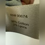 Boston Proper  Blue sleeveless button up denim trucker vest. S Photo 4