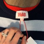 Solid & Striped NWT  wool cashmere blend Cropped June Pullover in midnight mult Photo 4