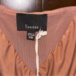 Urban Outfitters  Lumière Spaghetti Strap Brown Hoco Mini Dress NWT Party Bodycon Photo 1