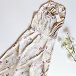 Vince NEW  Wild Flower Cowl Neck A-Line Midi Dress Photo 3