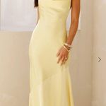 Hello Molly Brilliant Belle Satin Maxi Dress in yellow Photo 0
