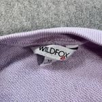 Wildfox Dogs Love Me Sweatshirt Purple French Terry Crew Neck Womens XL Pullover Photo 4