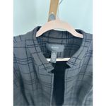 Alfani  Black on Black Stripped Grid Jacket Women’s Plus Size 18W NWT Photo 6