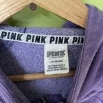 Victoria's Secret Vintage PINK Victoria Secret Full Zip Hoodie Purple White Women's Size Large Photo 11