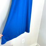 Susan Graver Bright Blue Midi Dress Sz M Sleeveless Beachy Classic USA made Photo 5