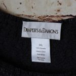 draper's & damon's  | textured asymmetrical blouse Photo 2