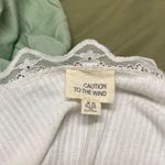 Caution to the Wind Coquette Lace Cropped Top Photo 2