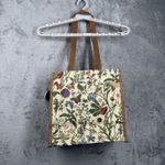Signare Tapestry Tote Bag Floral Shopper Womens Botanical Garden Bag Bohemian Green Photo 2