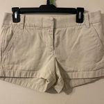 J.Crew Womens 100% Cotton Khaki Chino Twill Shorts Size 4 Photo 0