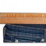 AG Adriano Goldschmied Blue Jean Bermuda Shorts Roll Up Size 28 Photo 4