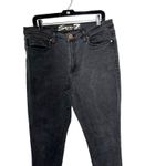Seven 7 Jeans Womens Size 16 Black Wash Cropped Raw Hem Skinny Jeans Photo 1