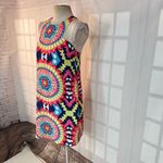 Annie Griffin Annie Griffen silk kaleidoscope colorful summer dress size medium Photo 3