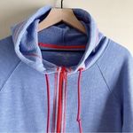 Eddie Bauer • Hoodie Sweater Jacket, Zipper Front, Blue and Red, Size Medium Photo 1