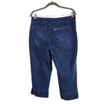 Gloria Vanderbilt  Capri Jeans Size 8 Dark Wash Capri Denim Photo 1