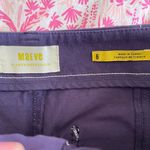 Anthropologie Maeve Contrast Stitch Utility Cargo Pants in Navy Indigo Size 6 Photo 2