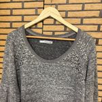 Maurice's  Gray Sweatshirt With‎ Studded Shoulders Size 3 Photo 2
