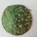 Green Embroidered Floral Zip Coin Purse/Pouch Women's Accessories Key Cards Pods Red Photo 0