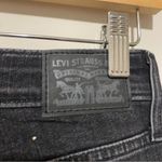 Levi's NWOT Levi’s 721 Black Distressed High Rise Skinny Jeans Photo 8