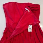 Rachel Roy RSVP Lipstick Red‎ Pleated Strapless Mini Dress Size 8 Red Photo 7