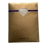 Victoria's Secret Vintage Victoria secret glamour sheers thigh highs lace top stocking cream beige Photo 0