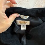 Talbots  Petites Military Style Blazer Jacket Size 10 Italian Wool Black Vtg Photo 1