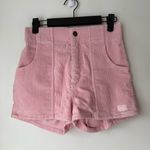 Hammies Powder Pink Corduroy Mini High Rise Shorts 26" Photo 4