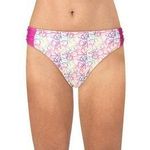 Calvin Klein Womens Pink Logo Bikini Beachwear Swim Bottom L Photo 0