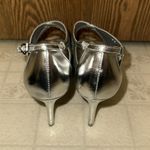 Brash  Platform Pump Womens 4" Heels Silver Glitter Heels Photo 2