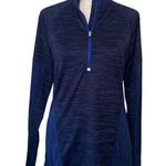 Athleta blue & black long-sleeve quarter zip jacket size S Photo 0