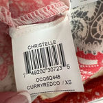 BCBGMAXAZRIA  Curry Red Combo CHRISTELLE Ruching Jersey Dress Size XS NWT Photo 10