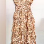 Ulla Johnson NWOT  Viola Asymmetrical Ruffled Runway Silk Dress Size 4/ Small Photo 4