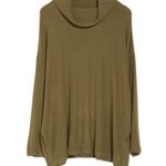 Sanctuary Staying Cozy Cowl Neck Tunic- Field Green Size 1X Photo 2