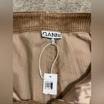 Ganni NWT Women’s  Corduroy Pants Brown Sand Tan Khaki Size 42 Photo 5