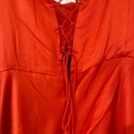 For Love & Lemons Anisa Asymmetrical Dress in Red Photo 12