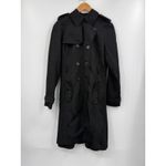 Altuzarra  Target Black Textured Double Breasted Trench Coat 20th Anniversary S Photo 1