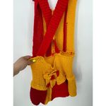 Vibrant Crochet‎ sleeveless sweater Red Photo 2